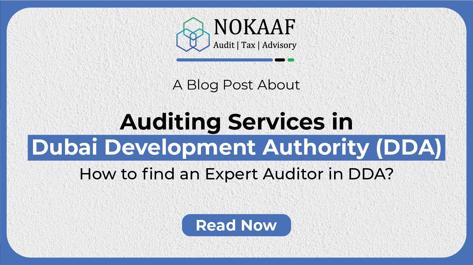 Auditing Services in Dubai Development Authority (DDA)